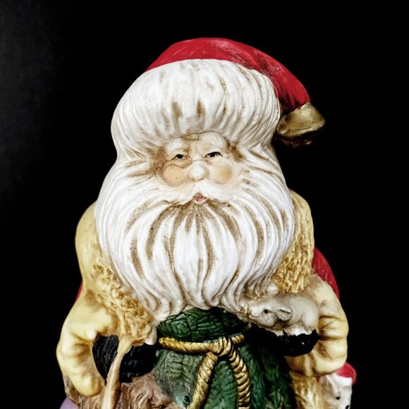 Vintage Woodland Santa Clause Figurine: 1990s - Picture 2 of 6